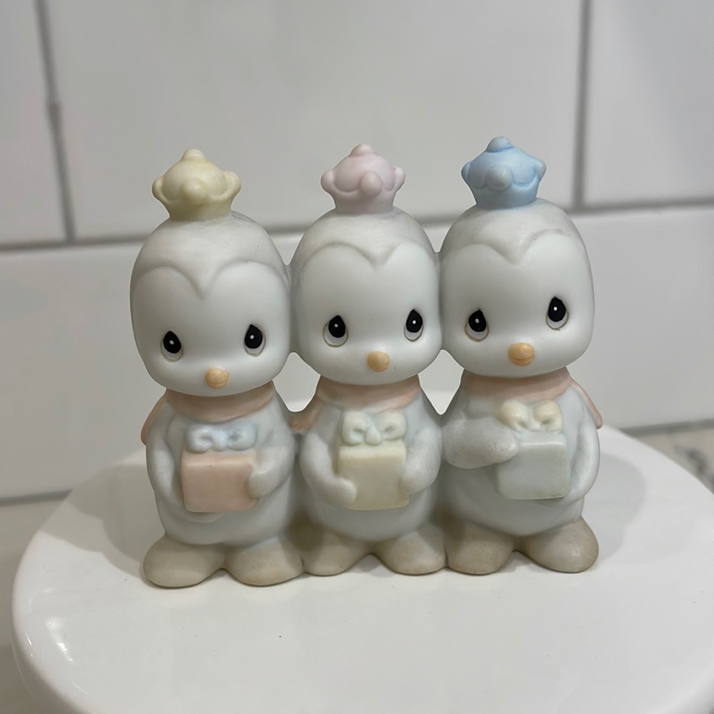 Precious Moments | Three Wise Men (penguins) | Vintage 1991